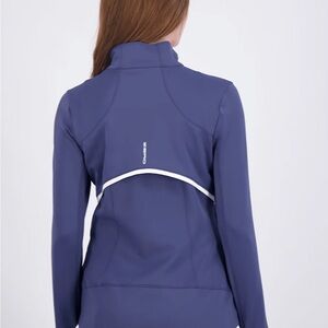 Women's Navy Half-Zip Top